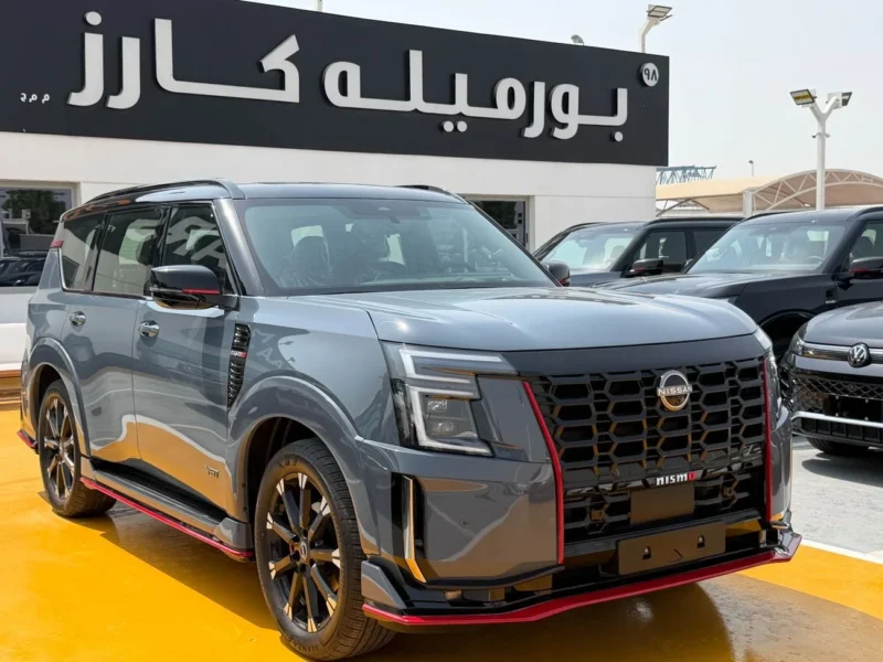 2026 Nissan Patrol Nismo 3.5 Litres Twin-Turbo V6 Petrol Engine Grey Red SUV GCC Specs
