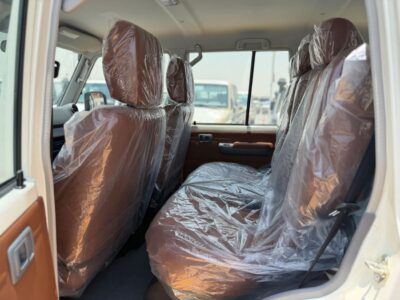 2025 Toyota Land Cruiser 76 2.8 Litres 4 Cylinders Diesel Engine White Tan SUV GCC Specs