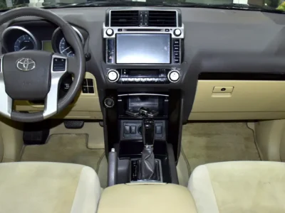 2017 Toyota Prado GXR 6 Cylinders Petrol Engine Black Beige SUV GCC Specs Automatic