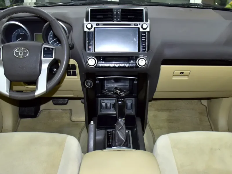 2017 Toyota Prado GXR 6 Cylinders Petrol Engine Black Beige SUV GCC Specs Automatic