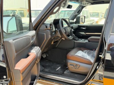 2025 Toyota Prado ADVENTURE 2.4 Litres 4 Cylinders Petrol Engine Black Tan SUV GCC Specs