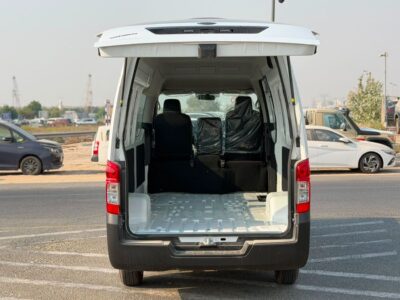 2025 Nissan Urvan HIGH ROOF WIDE BODY 2.5 Litres 4 Cylinders Petrol Engine White Grey Van Manual