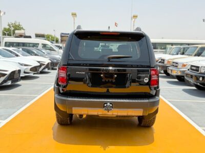 2025 Toyota Prado ADVENTURE 2.4 Litres 4 Cylinders Petrol Engine Black Tan SUV GCC Specs