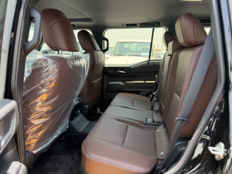 2025 Toyota Prado ADVENTURE 2.4 Litres 4 Cylinders Petrol Engine Black Tan SUV GCC Specs