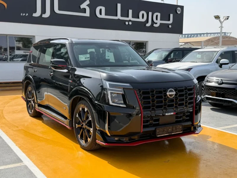 2026 Nissan Patrol Nismo 3.5 Litres Twin-Turbo V6 Petrol Engine Black Red SUV GCC Specs