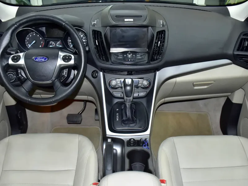 2014 Ford Escape SEL 4 Cylinders Petrol Engine Blue Beige Crossover GCC Specs Automatic