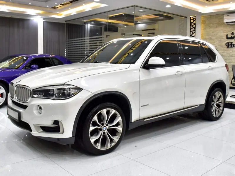 2015 BMW X5 xDrive35i 6 Cylinders Petrol Engine White Tan SUV GCC Specs Automatic