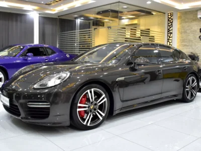 2014 Porsche Panamera GTS 8 Cylinders Petrol Engine Brown Black Wagon GCC Specs Automatic