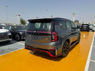 2026 Nissan Patrol Nismo 3.5 Litres Twin-Turbo V6 Petrol Engine Dark Grey Red SUV GCC Specs