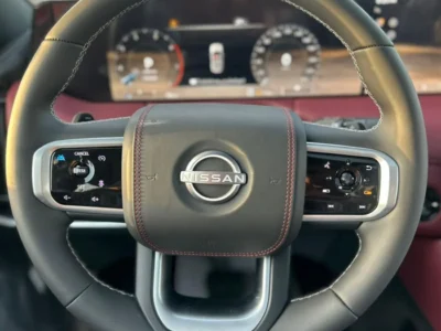2026 Nissan Patrol LE PLATINUM CITY 3.5L Twin Turbo 6 Cylinders Petrol Engine White Burgundy SUV