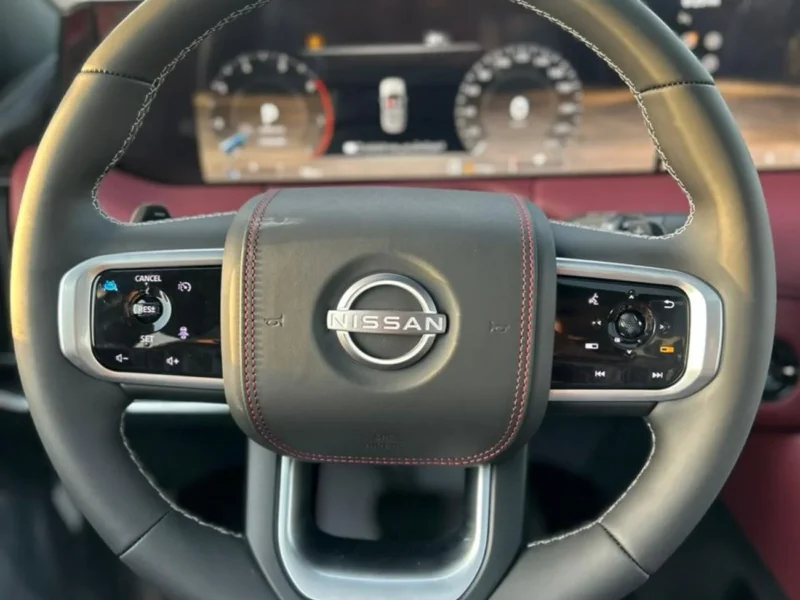 2026 Nissan Patrol LE PLATINUM CITY 3.5L Twin Turbo 6 Cylinders Petrol Engine White Burgundy SUV