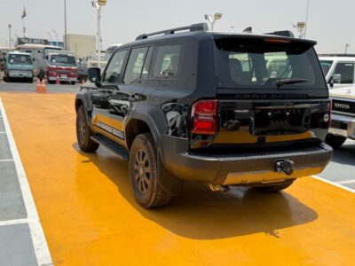 2025 Toyota Prado ADVENTURE 2.4 Litres 4 Cylinders Petrol Engine Black Tan SUV GCC Specs