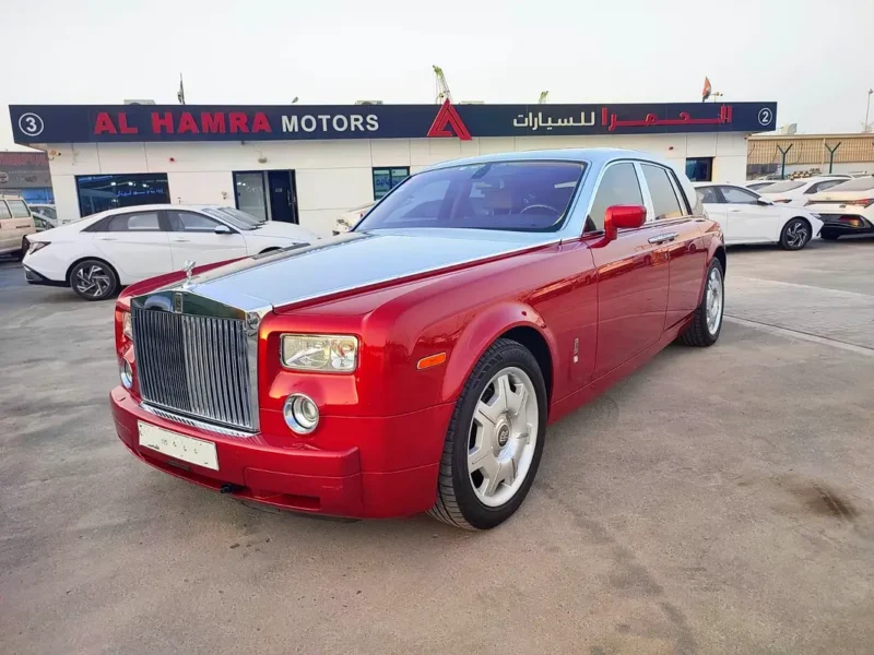 2007 Rolls-Royce Phantom 6.75 liters V12 Petrol Engine Maroon Beige Sedan GCC Specs