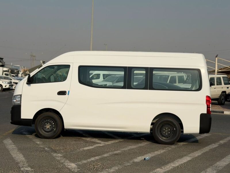 2025 Nissan Urvan HIGH ROOF WIDE BODY 2.5 Litres 4 Cylinders Petrol Engine White Grey Van Manual
