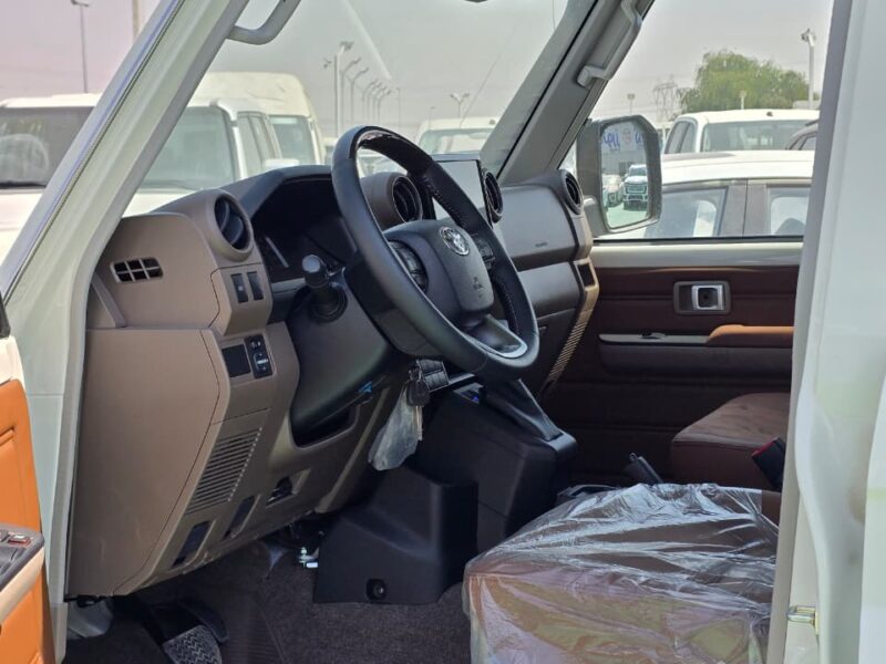 2026 Toyota Land Cruiser 76 Hardtop LX 4.0L 6 Cylinders Petrol Engine White Brown SUV GCC