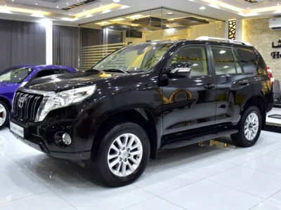 2017 Toyota Prado GXR 6 Cylinders Petrol Engine Black Beige SUV GCC Specs Automatic
