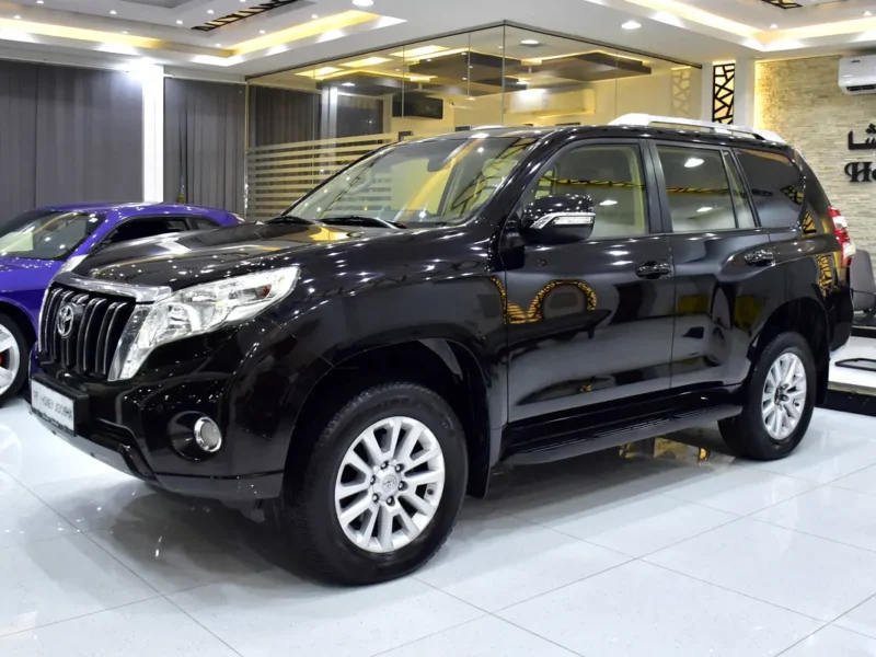 2017 Toyota Prado GXR 6 Cylinders Petrol Engine Black Beige SUV GCC Specs Automatic