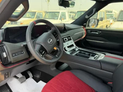 2026 Nissan Patrol Nismo 3.5 Litres Twin-Turbo V6 Petrol Engine Dark Grey Red SUV GCC Specs