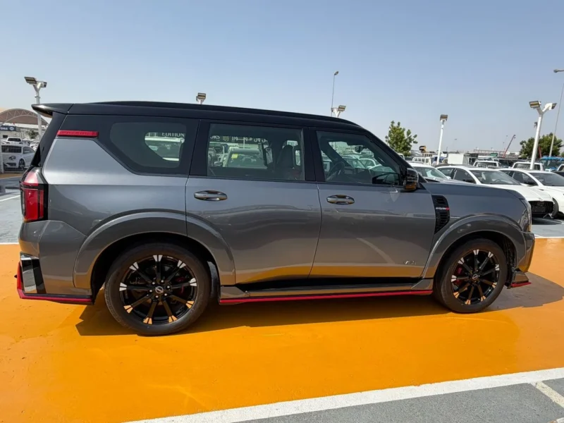 2026 Nissan Patrol Nismo 3.5 Litres Twin-Turbo V6 Petrol Engine Dark Grey Red SUV GCC Specs