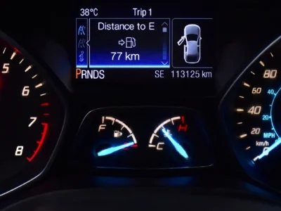 2014 Ford Escape SEL 4 Cylinders Petrol Engine Blue Beige Crossover GCC Specs Automatic