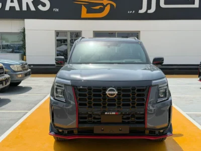 2026 Nissan Patrol Nismo 3.5 Litres Twin-Turbo V6 Petrol Engine Grey Red SUV GCC Specs