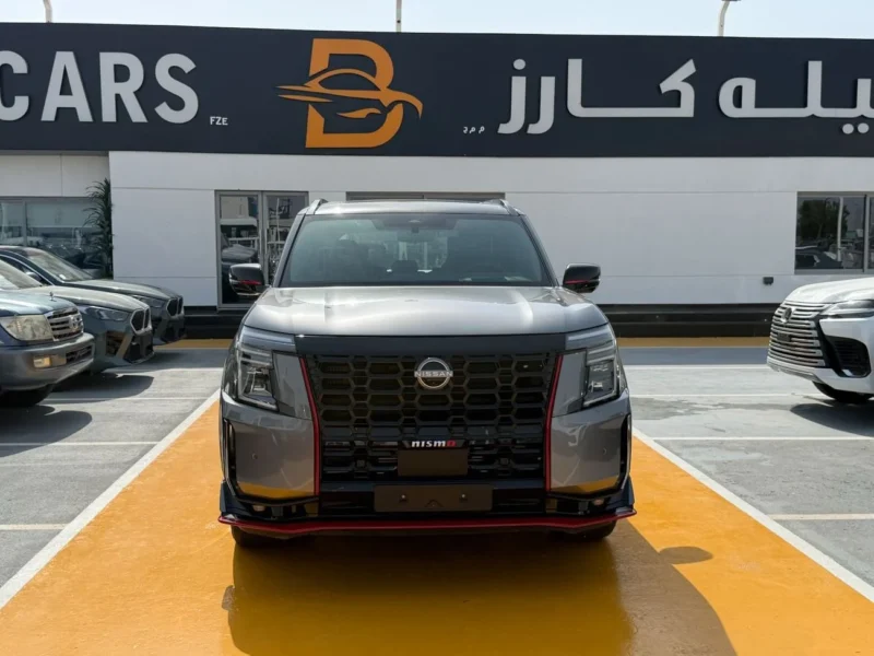 2026 Nissan Patrol Nismo 3.5 Litres Twin-Turbo V6 Petrol Engine Dark Grey Red SUV GCC Specs