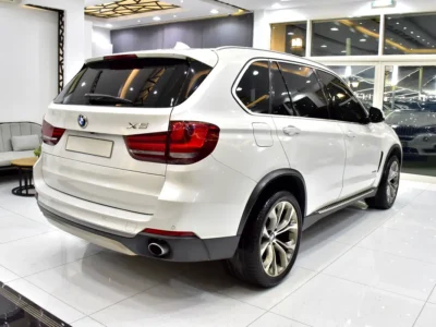 2015 BMW X5 xDrive35i 6 Cylinders Petrol Engine White Tan SUV GCC Specs Automatic