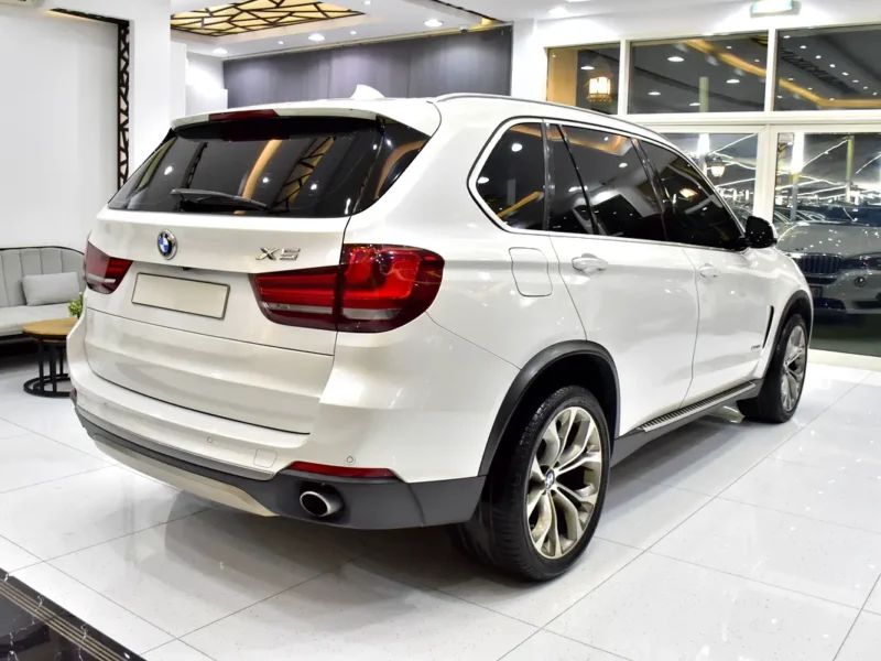 2015 BMW X5 xDrive35i 6 Cylinders Petrol Engine White Tan SUV GCC Specs Automatic