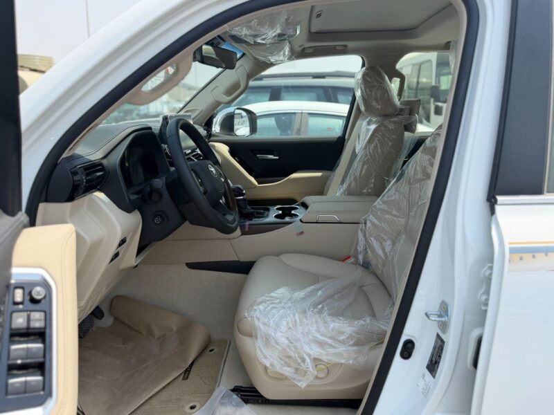 2025 Toyota Land Cruiser VX 3.5 Litres 6 Cylinders HYBRID Engine White Beige SUV GCC Specs