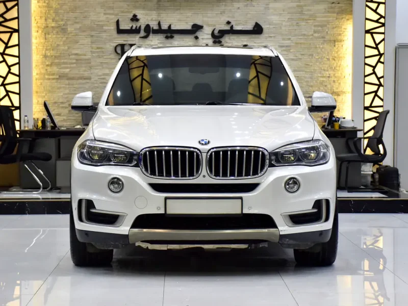 2015 BMW X5 xDrive35i 6 Cylinders Petrol Engine White Tan SUV GCC Specs Automatic