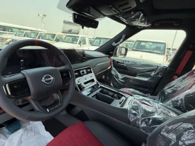 2026 Nissan Patrol Nismo 3.5 Litres Twin-Turbo V6 Petrol Engine Grey Red SUV GCC Specs