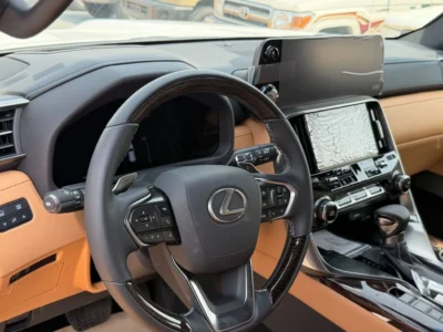 2026 Lexus LX600 Signature 3.5 Litres V6 Petrol Engine White Tan SUV GCC Specs Automatic