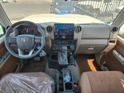 2026 Toyota Land Cruiser 76 Hardtop LX 4.0L 6 Cylinders Petrol Engine White Brown SUV GCC