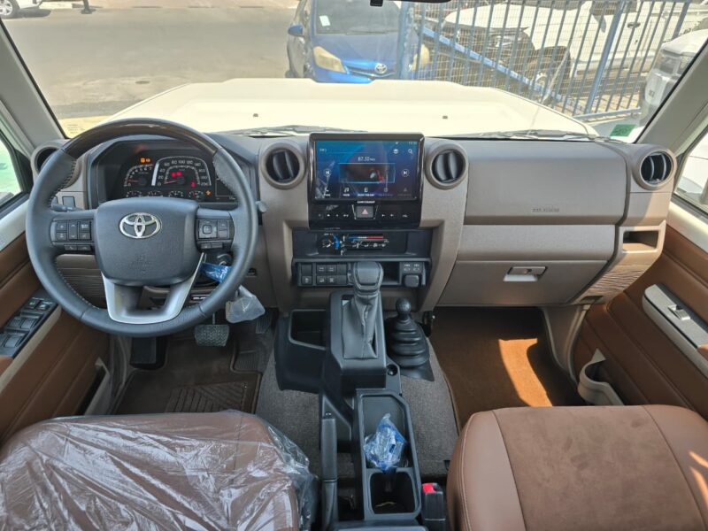 2026 Toyota Land Cruiser 76 Hardtop LX 4.0L 6 Cylinders Petrol Engine White Brown SUV GCC