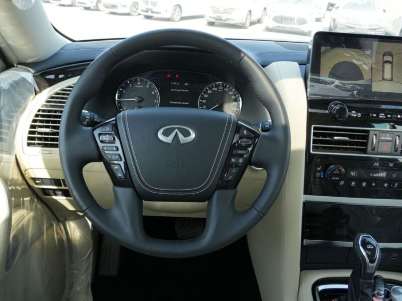 2026 INFINITI QX80 LUXURY SENSORY PROACTIVE 5.6L V8 Black Beige SUV Automatic