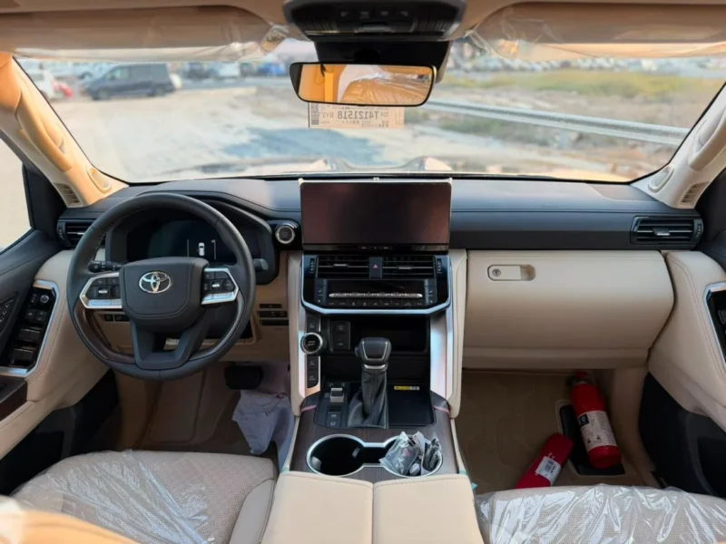 2026 Toyota Land Cruiser VXR 4.0 Litres 6 Cylinders Petrol Engine Black Beige SUV GCC Specs