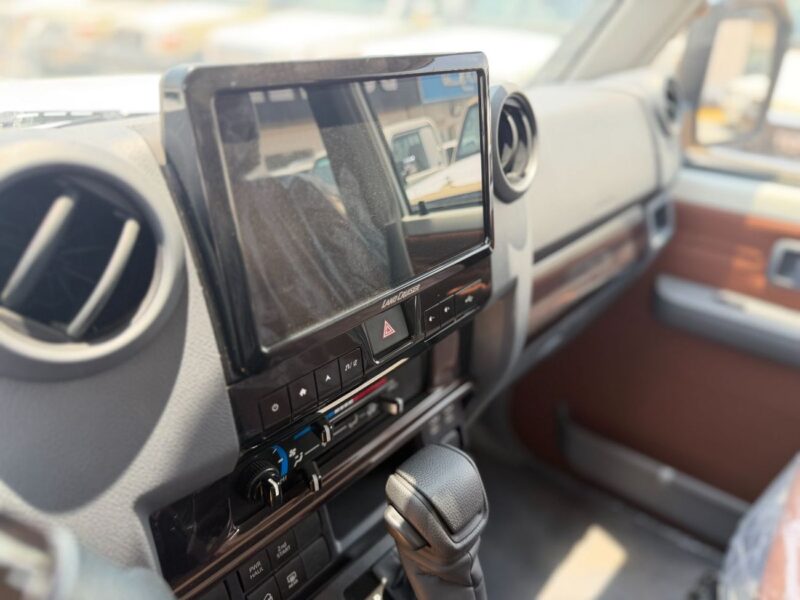 2025 Toyota Land Cruiser 76 2.8 Litres 4 Cylinders Diesel Engine White Tan SUV GCC Specs