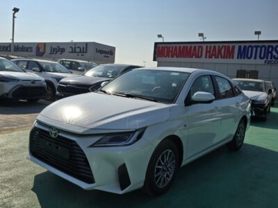 2026 Toyota Yaris 1.3 Litres 4-Cylinder Petrol Engine White Beige Sedan GCC Specs