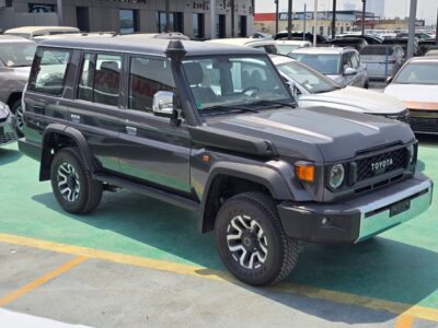 2026 Toyota Land Cruiser 76 Hardtop LX 4.0L 6 Cylinders Petrol Engine Black Brown SUV GCC
