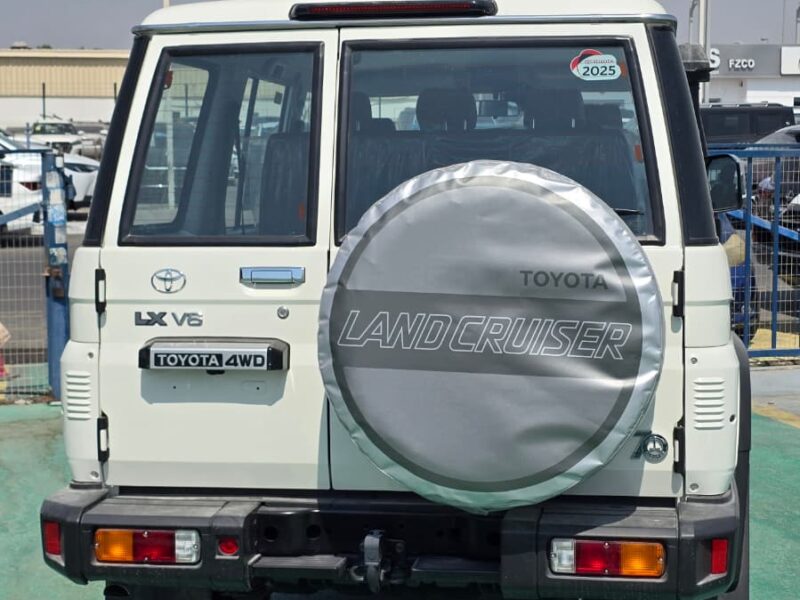 2026 Toyota Land Cruiser 76 Hardtop LX 4.0L 6 Cylinders Petrol Engine White Brown SUV GCC