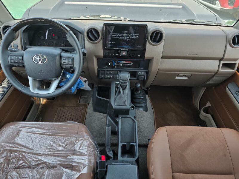 2026 Toyota Land Cruiser 76 Hardtop LX 4.0L 6 Cylinders Petrol Engine Black Brown SUV GCC