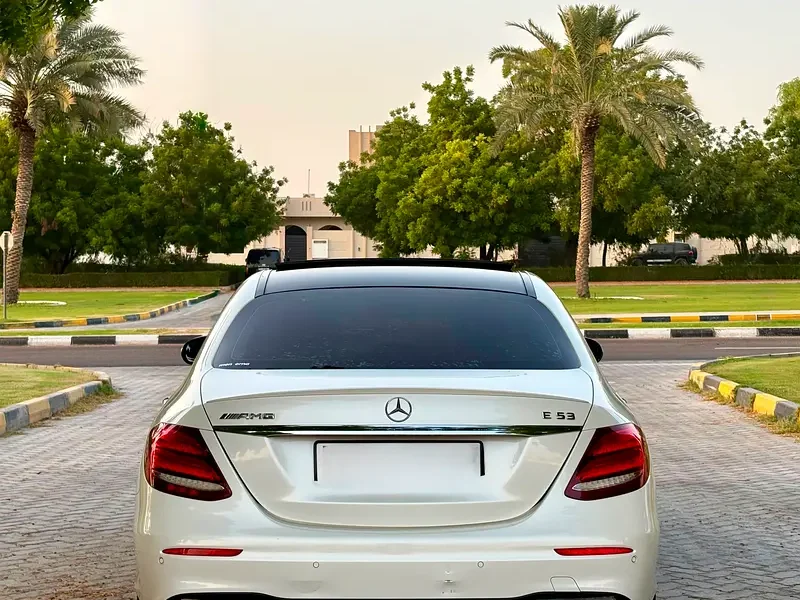 2020 Mercedes-Benz E-Class E 53 AMG 3.0L inline-6 Turbocharged Engine White Brown Sedan GCC