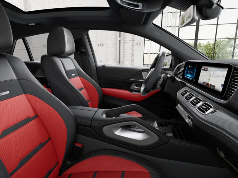 2025 Mercedes-Benz AMG GLE 53 4MATIC+ 3.0 Litres 6 Cylinders Petrol Engine Grey Red Sedan GCC