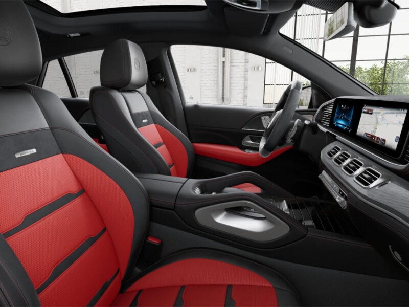 2025 Mercedes-Benz AMG GLE 53 4MATIC+ 3.0 Litres 6 Cylinders Petrol Engine Grey Red Sedan GCC