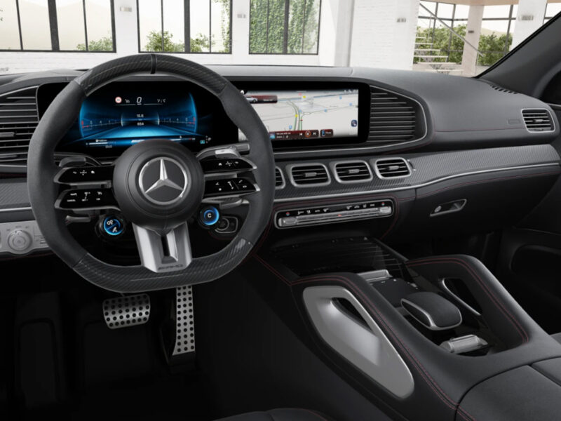 2025 Mercedes-Benz AMG GLE 53 4MATIC+ 3.0 Litres 6 Cylinders Petrol Engine Grey Red Sedan GCC