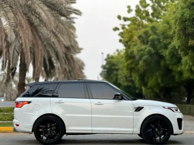 2015 Land Rover Range Rover Sport SVR 8 Cylinders Petrol Engine White Red SUV GCC Specs