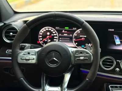 2020 Mercedes-Benz E-Class E 53 AMG 3.0L inline-6 Turbocharged Engine White Brown Sedan GCC
