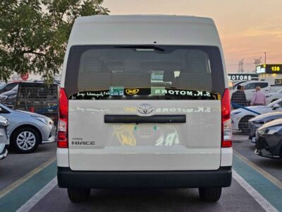 2026 Toyota Hiace DX PASSENGER 3.5 Litres V6 Petrol Engine AT White Grey Van GCC Specs