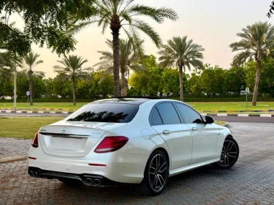 2020 Mercedes-Benz E-Class E 53 AMG 3.0L inline-6 Turbocharged Engine White Brown Sedan GCC