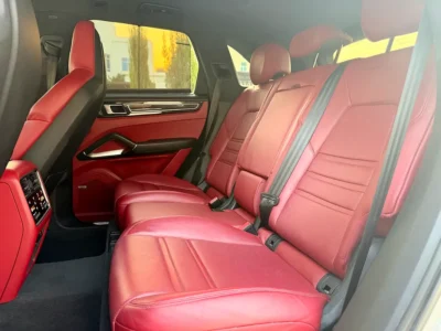 2023 Porsche Cayenne Turbo 4.0L V8 twin-turbo Petrol Engine Grey Red SUV American Specs